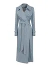 Tagliatore Carola Coat In Linen And Cotton