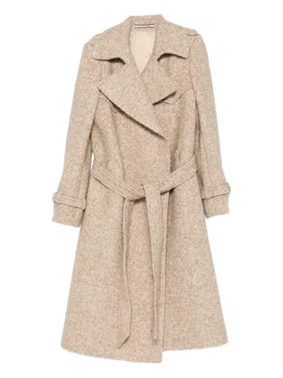 Tagliatore Carola Coat In Neutral