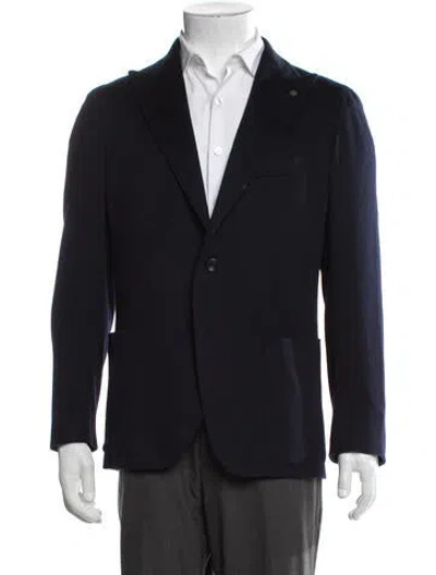 Pre-owned Tagliatore Cashmere Blazer In Blue