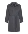 Tagliatore Salomon Cashmere Coat In Black