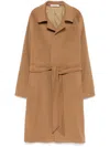 Tagliatore Salomon Cashmere Coat In Brown