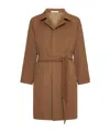 Tagliatore Salomon Cashmere Coat In Brown