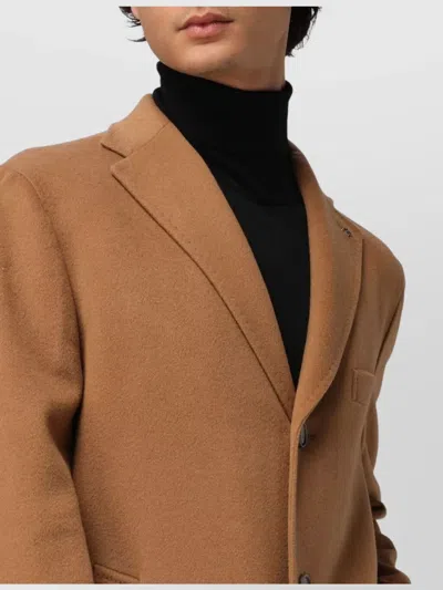 TAGLIATORE CASHMERE COAT FEATURING NOTCHED LAPEL