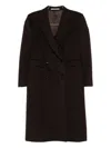 Tagliatore Paris Double-breasted Coat Clothing In Brown