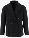 Tagliatore Double-breasted Wool Blend Blazer