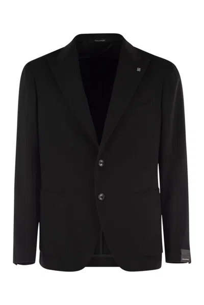 Tagliatore Cashmere Jacket In Black