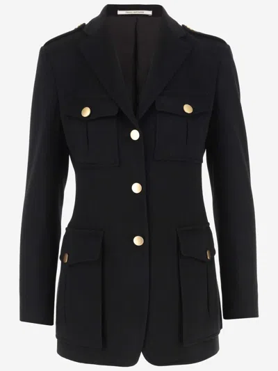 Tagliatore Cashmere Jacket In Black