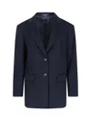 Tagliatore Cecily Cashmere Blazer In Blue