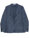 Tagliatore Cerulean Blue Montecarlo Jacket In Blue