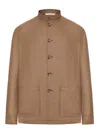 Tagliatore Wool Jacket In Brown