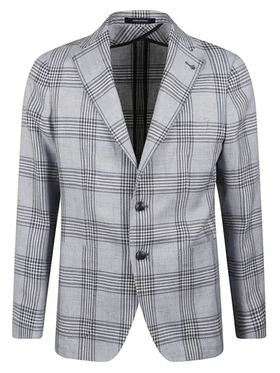 TAGLIATORE CHECK PATTERED BLAZER