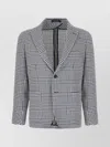 Tagliatore Check Pattern Blazer Notched Lapel In Multi