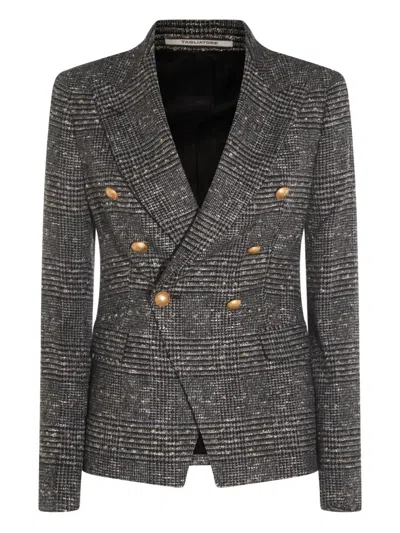 TAGLIATORE CHECK-PATTERN JACKET