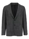 Tagliatore Blazer Check Pattern Front Pockets