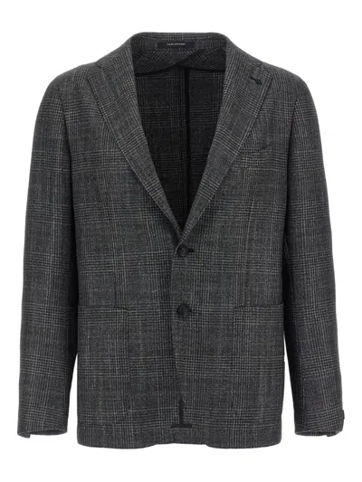 TAGLIATORE CHECK-PATTERNED BLAZER