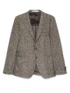 Tagliatore Houndstooth Single-breasted Jacket