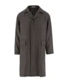 Tagliatore Check-print Coat In Gray