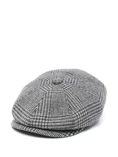 Tagliatore Wool Hats In Gray
