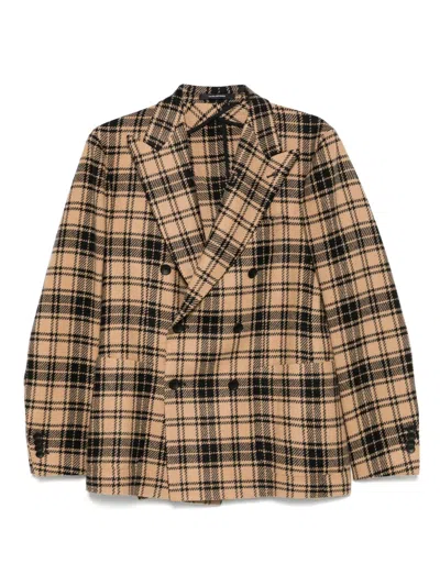 TAGLIATORE CHECKED BLAZER
