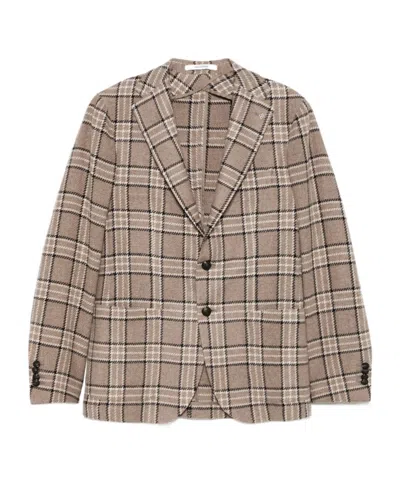 TAGLIATORE CHECKED BLAZER