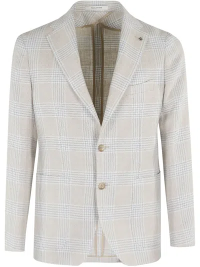 TAGLIATORE CHECKED BLAZER
