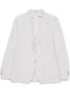 Tagliatore Checked Blazer In White