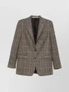 Tagliatore Checked Pattern Wool Jacket Front Pockets In Multi