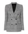 Tagliatore Prince Of Wales Check Blazer In Gray