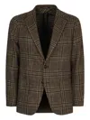 Tagliatore Single-breasted Two-button Jacket In Gray