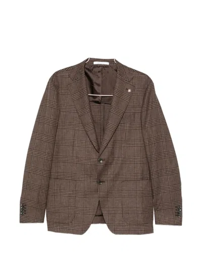 Tagliatore Long-sleeved Suit Jacket In Multi