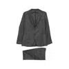 Tagliatore Check-pattern Single-breasted Suit In Gray