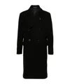 Tagliatore Cappotto 2 Petti Sfoderato Londra Grigio 90 Lana 10 Cachemire Coats Black In Black