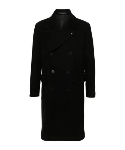 TAGLIATORE CHERRY DOUBLE-BREASTED COAT
