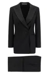 Tagliatore Clarita Tuxedo Dress In Black