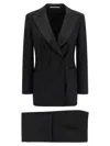 Tagliatore Tailored Double-breasted Wool Suit In Black