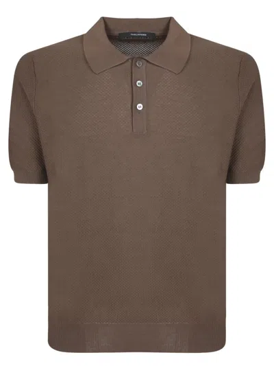 Tagliatore Classic Brown Polo T-shirt