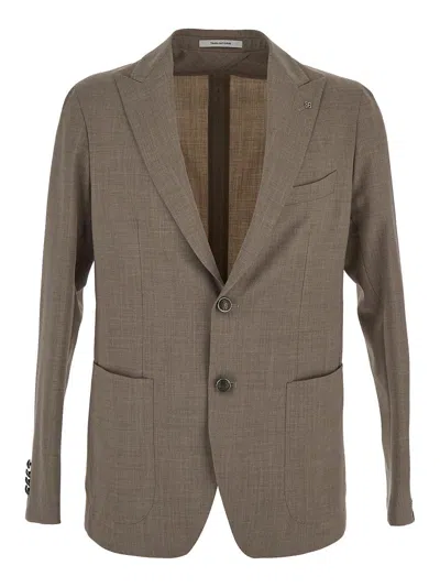 Tagliatore Classic Jacket In Grey