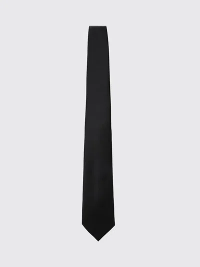 Tagliatore Classic Silk Tie In Black