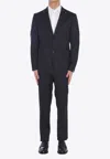 Tagliatore Classic Single-breasted Suit In Black
