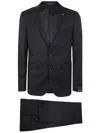 TAGLIATORE TAGLIATORE CLASSIC SUIT WITH CONSTRUCTED SHOULDER CLOTHING