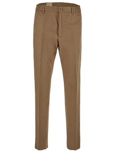 Tagliatore Classic Trouser In Beige