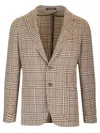 Tagliatore Classic Two-button Montecarlo Blazer In Brown