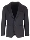 Tagliatore Classic Two-button Montecarlo Blazer In Blue