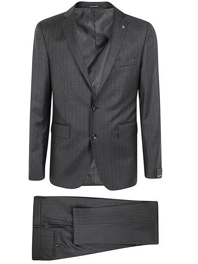 Tagliatore Wool Suit In Gray