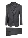 Tagliatore Wool Suit In Grey
