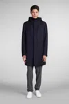 Tagliatore Clift Coat In Blue