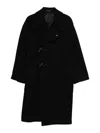 Tagliatore Coat  Black In Black