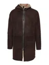 Tagliatore Coat In Dark Brown