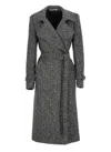 Tagliatore Caitlyn Virgin Wool Blend Maxi Coat In Grigio