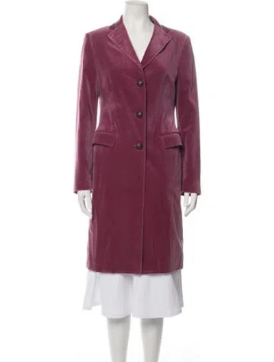 Pre-owned Tagliatore Coat In Pink